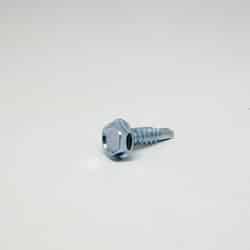 Ace 3/4 in. L x 10-16 Sizes Hex Zinc-Plated Steel Hex Washer Head 5 lb. Self- Drilling Screws