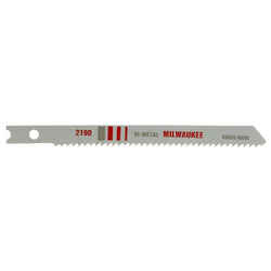 Milwaukee Bi-Metal U-Shank 3-5/8 in. Metal cutting Jig Saw Blade 5 pk 14 TPI