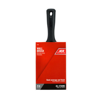 Ace 4 in. W Medium Stiff Flat Paint Brush