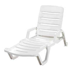 Adams Polypropylene Adjustable Backrest Chaise Lounge