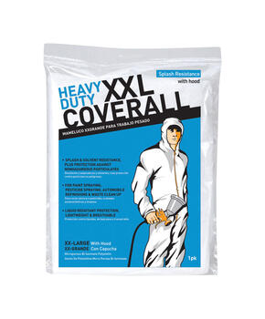 Trimaco Polyolefin Body Barrier Coveralls White XXL 1 pk