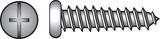 HILLMAN 6 x 1 in. L Phillips/Slotted Pan Head Zinc-Plated Steel 100 per box Sheet Metal Screws