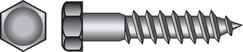 HILLMAN 1/4 in. x 1-1/2 in. L Hex Hot Dipped Galvanized Lag Screw 100 pk Steel