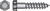 HILLMAN 1/4 in. x 1-1/2 in. L Hex Hot Dipped Galvanized Lag Screw 100 pk Steel