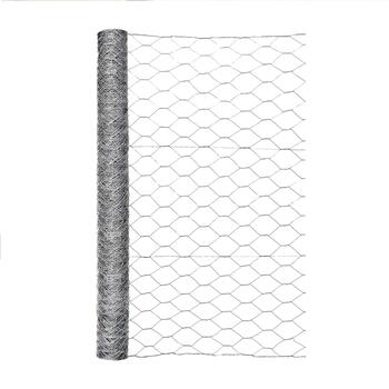 Garden Zone 36 in. H x 50 ft. L 20 Ga. Silver Poultry Netting