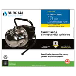 Burcam Stainless Steel 1 hp 1215 115 volts Sprinkler Pump