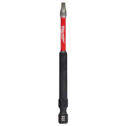 Milwaukee SHOCKWAVE Square Impact Power Bit Steel 1/4 in. 1 pc. #2 x 3-1/2 in. L Quick-Change