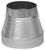 Imperial 4 in. Dia. x 3 in. Dia. Galvanized Steel Furnace Pipe Reducer