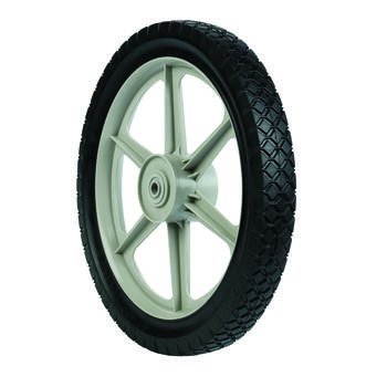 Arnold 1.75 in. W x 14 in. Dia. Plastic Lawn Mower Replacement Wheel 60 lb.