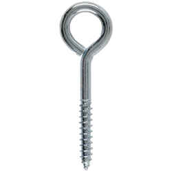 Hampton 1/4 in. x 3 in. L Zinc-Plated Steel Lag Thread Eyebolt