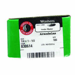 HILLMAN Stainless Steel 1/4 in. Fender Washer 100 pk