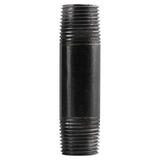 Pipe Decor 3/8 in. FIP x 3/8 in. Dia. x 4 in. L FIP Black Steel Connector