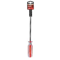Ace 8 in. 1/4 Slotted Screwdriver Black 1 Steel
