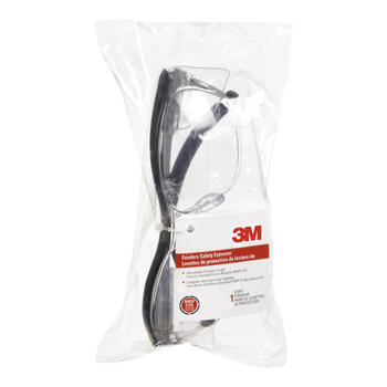 3M Safety Readers 1 each Clear Black