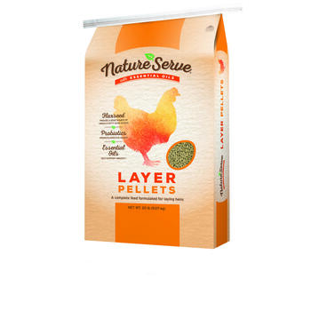 NatureServe Layer Feed Pellets For Poultry 20 lb.