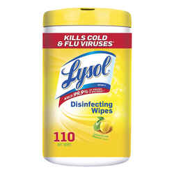 Lysol Lemon & Lime Blossom Scent Disinfecting Wipes 110 ct 1 pk