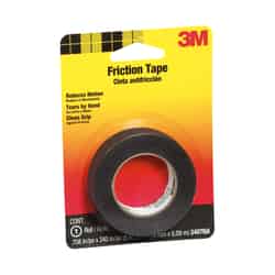 3M 0.708 in. W x 240 in. L Black Cotton Cloth Friction Tape