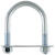 Hampton 3/8 in. x 2 in. W x 3 in. L Coarse Zinc-Plated Steel U-Bolt