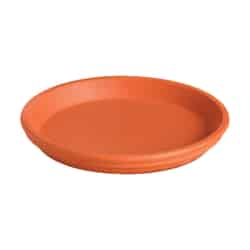 Deroma Terra Cotta Saucer 7-1/2 in. Round Clay Traditional