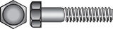 HILLMAN 1/2 in. Dia. x 6 in. L Zinc Plated Steel Hex Bolt 25 box
