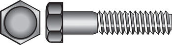 HILLMAN 1/2 in. Dia. x 6 in. L Zinc Plated Steel Hex Bolt 25 box