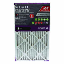 Ace 14 in. W X 24 in. H X 1 in. D Pleated Pleated Air Filter