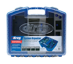 Kreg Tool 18 in. Plastic 15-1/4 in. W x 6-3/4 in. H Storage Organizer Blue
