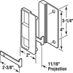 Prime-Line Black Plastic Latch and Pull 1 pk