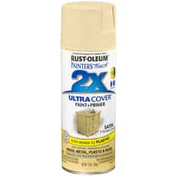 Rust-Oleum Painters Touch Ultra Cover Satin Spray Paint 12 oz. Strawflower