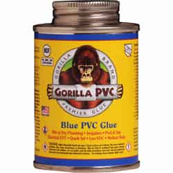 Gorilla PVC Hot Glue / Blue Glue Blue Solvent Cement For PVC 4 oz