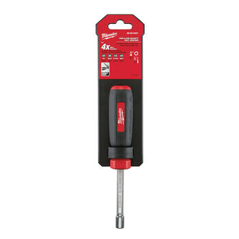 Milwaukee 1/4 in. SAE Hollow Shaft Nut Driver 7 in. L 1 pc.