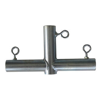 AHC 1 in. Round x 1 in. Dia. x 10 in. L Galvanized Carbon Steel Connector