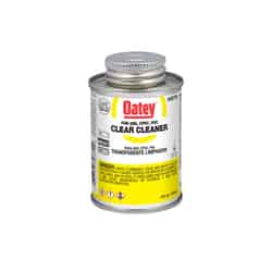 Oatey Clear Cement and Cleaner 4 oz. For ABS/CPVC/PVC