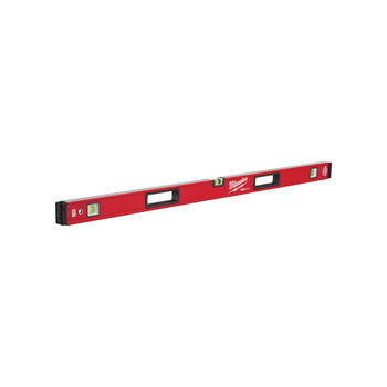 Milwaukee REDSTICK 48 in. Metal Magnetic Box Level 3 vial