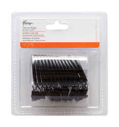 Kenney Matte Black Clip Ring 1 1/4 in. L
