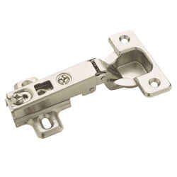 Amerock 2-7/16 in. W x 2-9/16 in. L Nickel Steel Full Frameless Concealed Hinge 2