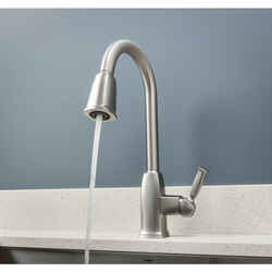 Moen Wellsley Wellsley One Handle Stainless Steel Pulldown Kitchen Faucet