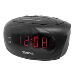 Westclox Black 0.6 in. Digital Alarm Clock