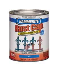 Hammerite Rust Cap Indoor and Outdoor Smooth Blue Alkyd-Based Metal Paint 1 qt