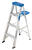 Werner 4 ft. H X 18.5 in. W Aluminum Step Ladder Type I 250 lb. cap.