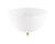 Westinghouse Dome White Acrylic Lamp Shade 1