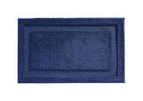 InterDesign 34 in. L x 34 in. W Blue Microfiber Polyester Bath Spa Rug