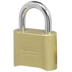 Master Lock 1-11/16 in. H X 7/8 in. W X 2 in. L Steel Double Locking Padlock 1 pk