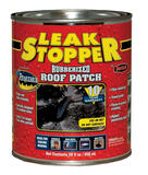 Leak Stopper Gloss Black Rubber Leak Stopper Roof Patch 1 qt.