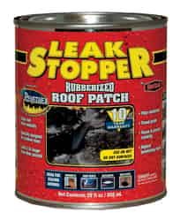 Leak Stopper Gloss Black Rubber Leak Stopper Roof Patch 1 qt.