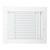 Deflect-O Jordan 10 in. H x 8 in. W 3-Way White Plastic Ceiling Register