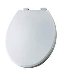 Bemis Round White Plastic Toilet Seat