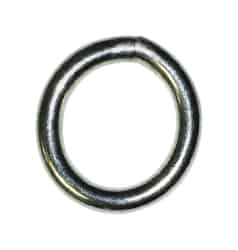 Baron Large Nickel Plated Steel 1-1/2 in. L Ring 1 pk Silver