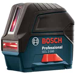 Bosch 2 beam Self Leveling Self Leveling Cross Line Laser 165 ft. 8 pc.