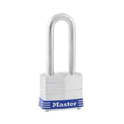 Master Lock 1-5/16 in. H X 1-5/8 in. W X 1-9/16 in. L Laminated Steel Double Locking Padlock 1